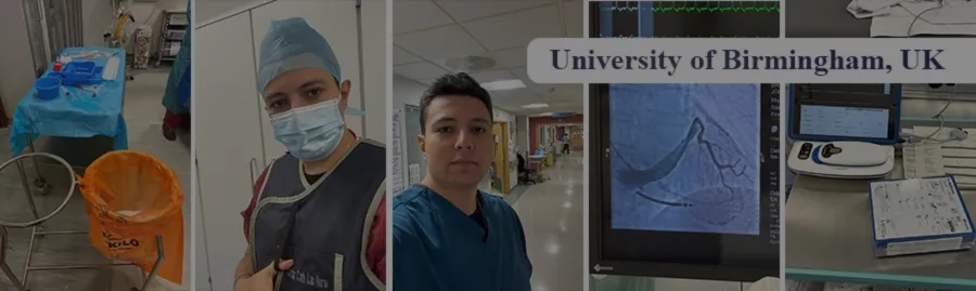 Photos from training at University Hospitals Birmingham, UK